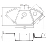 Гранитная мойка Omoikiri Yonaka 98-C-BL