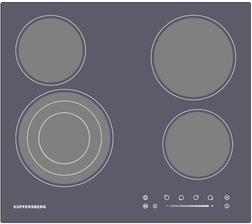 Электрическая варочная панель Kuppersberg ECS 603 GR