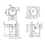 Гранитная мойка Teka Centroval 45 B-TG (40143216)