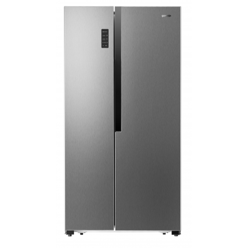 Холодильник Side-by-Side Gorenje (Горение) NRS9181MX серебристый, No frost, электронный