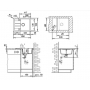 Гранитная мойка Teka ASTRAL 45-B-TG (88910)