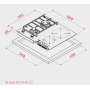 Комбинированная варочная панель Teka TWIN IG 620 2G AI AL CI стеклокерамика ,ширина 60 см, 4 конфорки