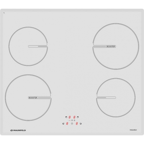 Индукционная варочная панель MAUNFELD MVI59.4HZ.2BT-WH, белое стекло