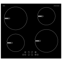 Индукционная варочная поверхность Schaub Lorenz SLK IY6TC0 черная, 8.6 кВт, 4 конфорки, 60 см