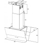 Островная вытяжка Korting KHA 99750 GW