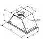 Кухонная встраиваемая вытяжка в шкаф Zigmund &amp; Shtain K 006.71 S, 70 см, с отводом
