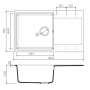 Гранитная мойка Omoikiri Daisen 86-GR