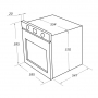 Электрический духовой шкаф Maunfeld EOEH.7611B