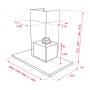 Настенная вытяжка Teka DLH 686 T