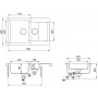 Гранитная мойка Teka Clivo 60 B-TQ (40148023)