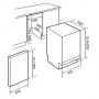 Встраиваемая посудомоечная машина 45см Teka DW1 457 FI INOX
