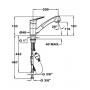 Смеситель для кухни Teka MTP 978 (46978021CN)