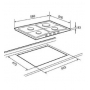 Газовая варочная панель Teka EH 60 4G AI AL TR CI NAT BGB