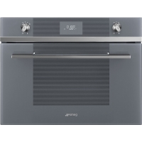 Встраиваемая печь микроволновая Smeg SF4101MS нержавеющая сталь, 40 л, глубина 55 см