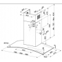 Настенная вытяжка Faber RAY LED X/V A60