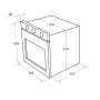 Электрический духовой шкаф Maunfeld EOEF.766B2