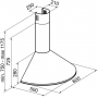 Настенная вытяжка Korting KHC 6930 RC