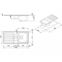 Металлическая мойка Smeg LLR102-2