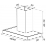 Кухонная настенная вытяжка MAUNFELD RODING SLIM 60 см, угольный фильтр, кнопочная