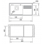 Металлическая мойка Teka FRAME 1B 1D PPLUS RHD (40180511)