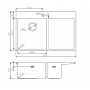 Металлическая мойка Omoikiri Akisame 78-LG-L