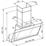 Настенная вытяжка Korting KHC 67070 GW