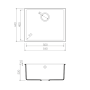 Гранитная мойка Omoikiri Bosen 54-U-PL