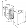 Встраиваемый холодильник без морозилки Liebherr IK 1960-20 001, ширина 56 см, высота 102 см, 181 л