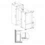 Встраиваемый холодильник Graude IKG 180.2 встраиваемый в кухню, ширина 54 см, высота 180 см