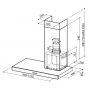 Настенная вытяжка Faber STILO DX/SP A120, правая