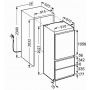 Трехкамерный высокий встраиваемый  Liebherr ECBN 6156-22 617, ширина 91 см, объем 585 л, белый