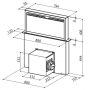 Встраиваемая вытяжка Faber FABULA EVO+ BK