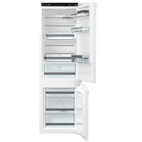 Двухкамерный встраиваемый холодильник Gorenje GDNRK5182A2, ширина 54 см, объем 269 л