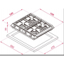 Газовая варочная панель Teka EX 60.1 4G AI AL CI