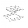 Газовая варочная панель Teka EX 60 4G AI AL CI NAT