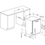 Встраиваемая посудомоечная машина 45см Smeg STA4505