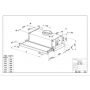 Вытяжка встраиваемая в шкаф Faber FLEXA M6 BK/GL A60, 60 см, электромеханическая