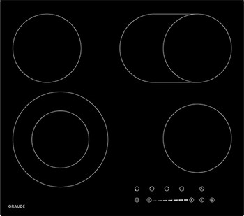 Встраиваемая панель электрическая варочная Graude EK 60.2, 4 конфорки, ширина 59 см, сенсорная