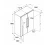 Холодильник side by side Liebherr SBSes 8473-20 001