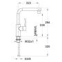 Смеситель для кухни Teka INX 914 (749140200)