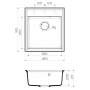 Гранитная мойка Omoikiri Daisen 46-PA