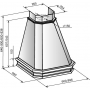 Настенная вытяжка Kuppersberg FEODORA 90 C B