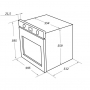 Электрический духовой шкаф Maunfeld EOEFG.566RIB.RT
