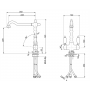 Смеситель для кухни Smeg MAP77OT