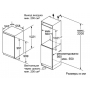 Однокамерный холодильник встраиваемый Bosch KIR31AF30R, белый, ширина 55 см, высота 102 см