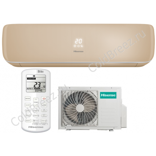 Кондиционер Hisense настенный сплит-система серии CHAMPAGNE CRYSTAL Super DC Inverter AS-10UW4RVETG00(С)