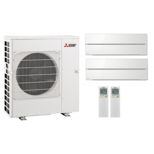 Кондиционер Mitsubishi Electric мульти-сплит-система MXZ-2F33VF + 2 внутренних блока серии Premium LN (25+25) белый