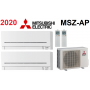 Кондиционер Mitsubishi Electric мульти-сплит-система MXZ-2F33VF + 2 внутренних блока серии Standard AP (15+15)