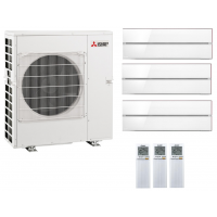 Кондиционер Mitsubishi Electric мульти-сплит-система MXZ-3F54VF + 3 внутренних блока серии Premium LN (25+25+25) перламутровый белый