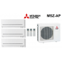 Кондиционер Mitsubishi Electric мульти-сплит-система MXZ-3F54VF + 3 внутренних блока серии Standard AP (25+25+25)